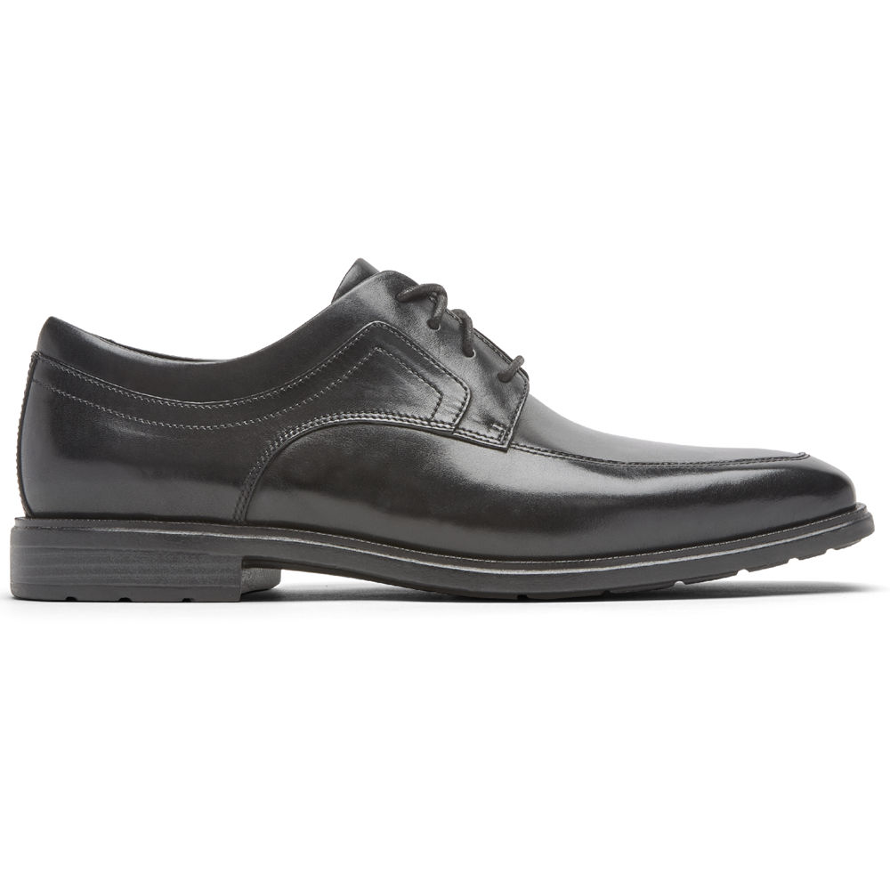 Rockport Mens Dress Shoes Black - Dres Sports Business 2 Apron Toe - UK 529-FDCAPM